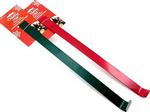 21795W - Wreath hanger metal green or red