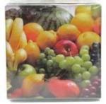 GL-01 - Coasters glass fruit collage
