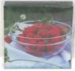 GL-03 - Coasters glass strawberries