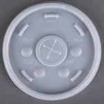 12SL - Lids dart straw slotted 100/sleeve