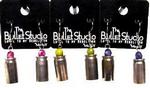E040 - Earrings brass 40 bullet asst
