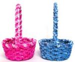 850407 - Easter Basket Chenile 9in.Med Asst