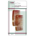 K4334-01 - Hair side combs brown 2pk