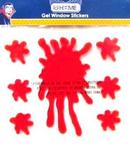 RA 742622 - Hal Gel Window Cling Blood Splat