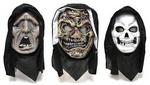IN16889 - Hal mask horror textured 3 asst