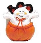 56784 - Hal magnet pumpkin w/ghost 2in