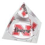 00012NE-Ne Huskers Crystal Pyramid 'N'