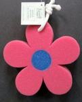 B-55LG - Bath & Shower Sponge Flower 6" Asst colors