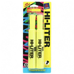 24081 9080 - Hiliter yellow flourescent 2pk