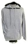 6001MX-HGM - Hoodie fleece heather grey med