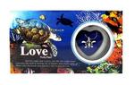 BO5762 - Necklace sea turtle love pearl