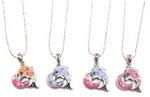 WR90987 - Necklace w/dolphin and moon asst colors