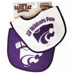 24471KSU - ksu-wildcats-infant-bib-2pc-set