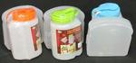 D81638 - Plastic sandwich box & water bottle set