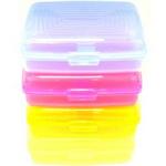 K20129 - Lunch Box/Pencil Box Asst Colors 5x7.5 inch
