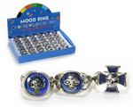 MR05866 - Mood ring biker skull 36/dis