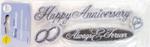 35055A - Scrapbook Embroidered Patch Adhesive Anniversary