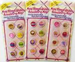 SB1181 - Scrapbook Stickers Metal Rimmed Asst