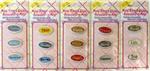 SB1184 - Scrapbook Stickers Metal Rim Travel Asst