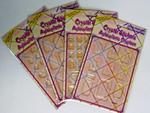 SB140 - Scrapbook Crystal Stickers Tags/Labels/Corners Asst