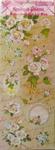 SB3065 - Scrapbook Stickers Glitter Pink Roses