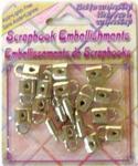 SB628 - Scrapbook Embellishment Silver Locks
