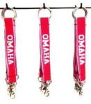 CLANOM - Omaha keychain w/clip asst colors