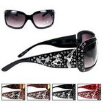 SGS-0117G - Sunglasses montana west w/ gun/horse/heart conchos