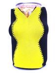 21104 - Can holder neoprene beverage babe yellow black