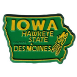 25015IA -IA magnet shape of state