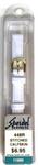 448R - Watchband Ladies Leather White 11mm