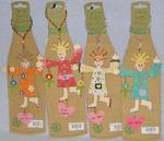 55637 - Wine bottle charm dancing 4 asst