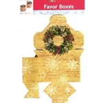 4/9880 - Chr favor box wreath 4x3in 6pk