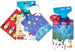 51053 - Chr gift bags small 3pk matte finish 4.5x5.5