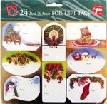 CH897801 - Chr Gift Tags Peel&Stick 24ct Foil PPR 1.99