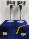 2613 9090 - silver-goblet-set-of-2-in-velvet-box-9x9