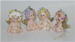 00076 748 -Figure angel ornament 4pk