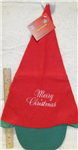 Chr merry christmas santa hats w/visor