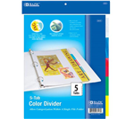 3117 -Dividers 3 ring w 5color tabs