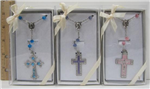31223- - rosary-jewel-toned-beads-and-metal-cross-3-asst-2075in