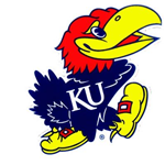 31534KU - KU Jayhawks Car Magnet LG 2pk