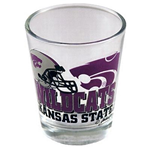 31548KSU -KSU Wildcats shot glass helmet