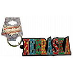 31795NE - NE keychain festive pvc