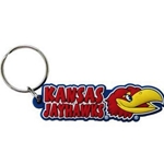 32860KU - KU Jayhawks Keychain Festive