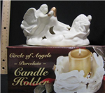 Chr candle holder circle of angels