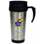 33077KU - KU Jayhawks Mug Diamond Plate
