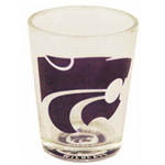 33103KSU - KSU Wildcats shot glass bullseye