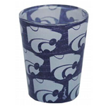 33115KSU -KSU Wildcats shot glass shadow
