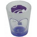 33123KSU - KSU Wildcats shot glass frosted