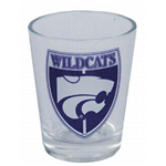 33125KSU -KSU Wildcats shot glass shield